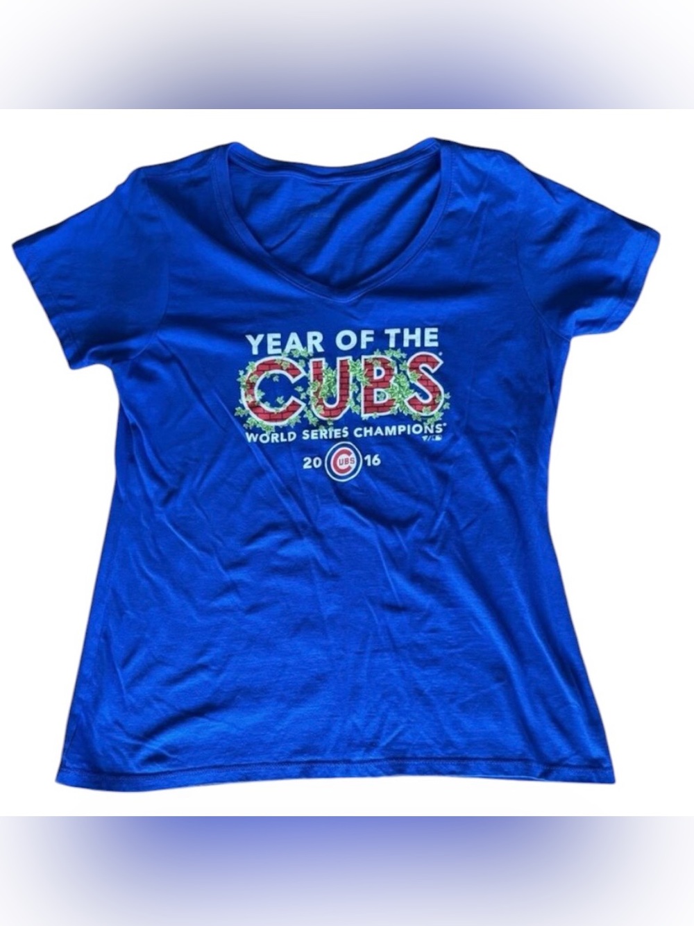 Fanatics Chicago Cubs 2016 World Series Champions T-Shirt Bricks & Ivy